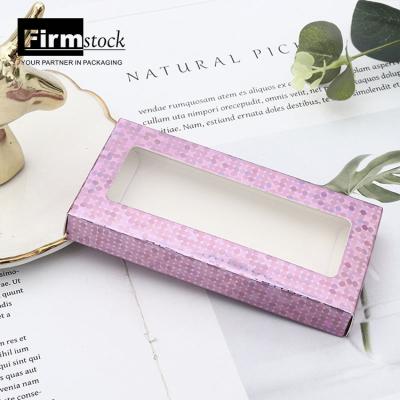 China Magnetic Empty White Pink Paper Packinging Eyelash Box Packaging Cheap Custom Recyclable for sale