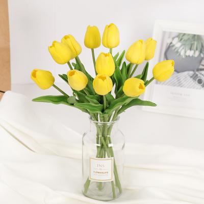 China Decorate Artificial Flower Real Touch Tulips For Wedding Party Home Decoration for sale