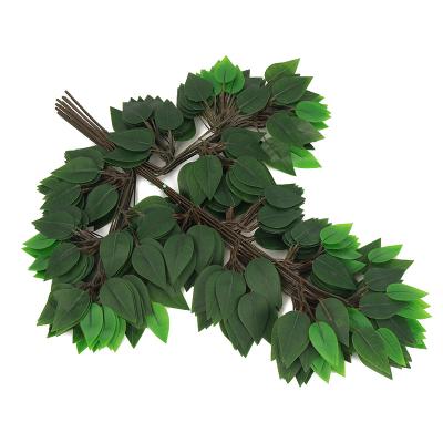 China Decorate Factory Wholesale Artificial Maple Leaves and Factory Artificial Mango Leaf for sale