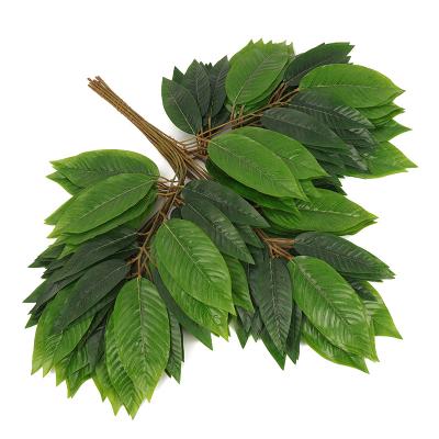 China Decorate different colors of artificial maple leaves artificial maple tree branches and leaves for sale