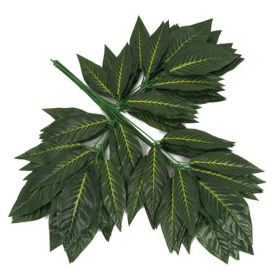 China Decorate Artificial Wholesale Banyan Tree Branches Banyan Tree Leaves for sale