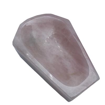 China China Wholesale High Quality Different Shape Mounted Quartz Bowl Natural Crystal Carving Crafts for sale