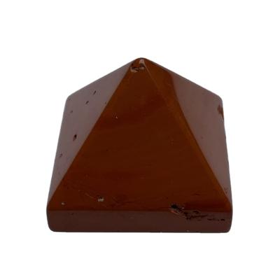 China China factory direct sale high quality red jasper hand made small size pyramid for decoration for sale