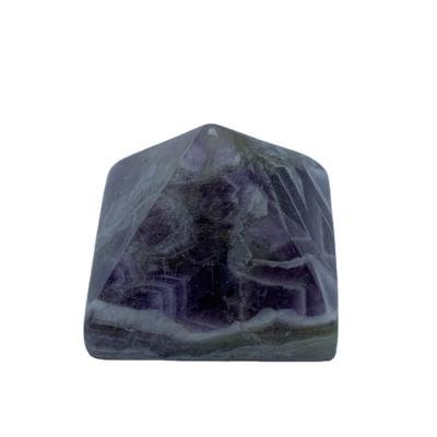 China China Wholesale Healing Crystal Opens Natural Dreamy Amethyst Hand Made Small Size Pyramid for sale