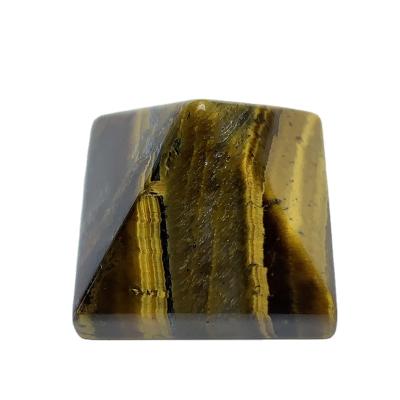 China China high quality crystal opener hand made small size pyramid natural tiger eye stone for sale for sale