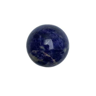 China China Wholesale Customized Dark Blue Sodalite Spheres Gemstone Balls For Decoration for sale