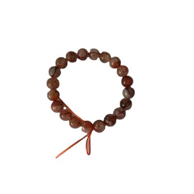 China Wholesale Natural Flower Crystal Bracelet High Quality China Red Gum Quartz For Healing for sale