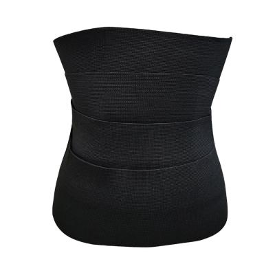 China Breathable Body Shaper Extra Miracle Wrap Belly Wrap Belly Bandage Waist Trainer Thick Band One Waist Fit All for sale