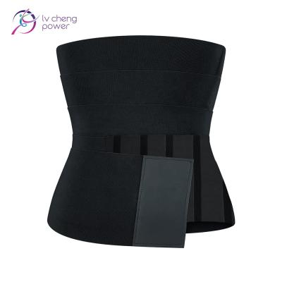 China 4M Bandage Wrap Waist Trainer Body Shaper Waist Trainer Breathable Tummy Wrap for sale