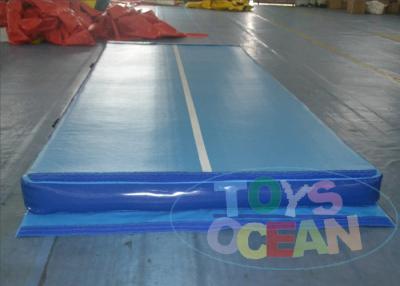 China 30CM Gymnastics Inflatable Tumble Track For Adult / Grey Air Track Tumbling for sale