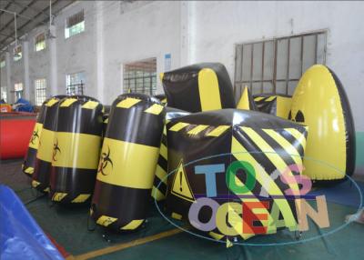 China Amazing Inflatable Paintball Airball Bunkers / Indoor Paintball Field For Adults for sale