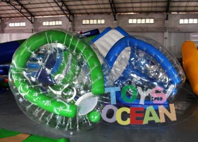 China Bola inflable emocionada de Barf del juego del agua del PVC de 1m m para el juego remolcable del océano del mar en venta