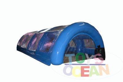 China 21.7 * 13.4 * 5M Blue Air Sealed Inflatable Tent For Outdoor Camping CE Approval for sale