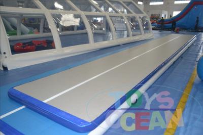 China Pista inflable modificada para requisitos particulares PVC de la caída del aire de la pista de aire de la gimnasia para los deportes en venta