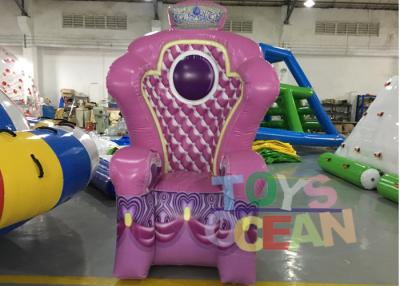 China Giant Inflatable Advertising Products For Children Inflatable Queen Chair Throne for sale