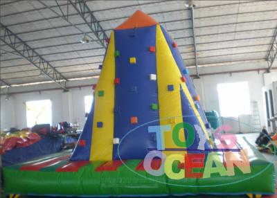 China 5 X 5M Inflatable Sports Games Inflatable Rock Climbing For Kids / Adults for sale