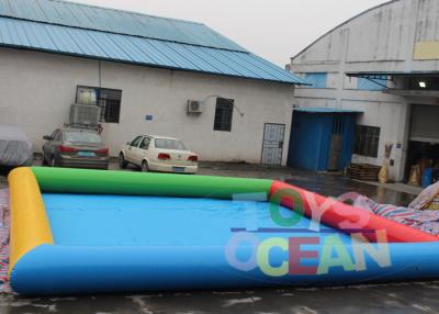 China Piscina inflable del agua de 6 de los x 8m del cuadrado inflable del juego para el parque de atracciones en venta