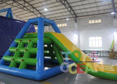 China Heat Sealed Giant Inflatable Floating Slide Inflatable Water Park CE / EN14960 for sale