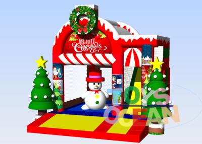 China Castillos de salto de la Navidad de la decoración de la despedida inflable de Papá Noel para la promoción del alquiler en venta