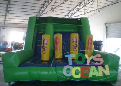 China Inflatable Obstacle Course Monkey Jungle Battle Slide For Kids And Adults for sale