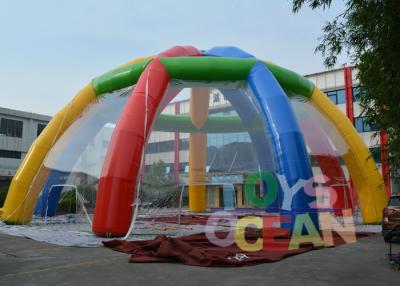 China Giant Customized Rainbow Color Outdoor Inflatable Marquee Party Tent for sale