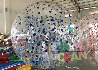 China Colorfull-Punkt, der aufblasbaren Zorb-Ball für Sport-im Freien Spiel hinaufklettert zu verkaufen