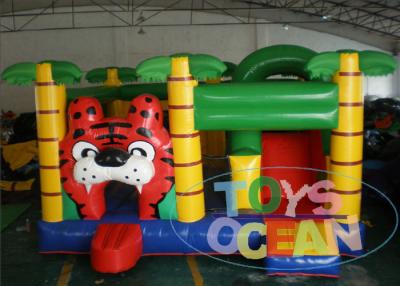 China Gorila inflable del tema de la selva del tigre del diseño original del océano de los juguetes con la diapositiva en venta