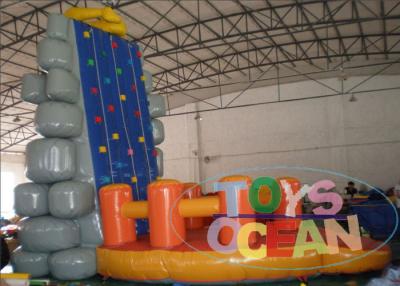 China Inflatable Interactive Games Inflatable Moving Rock Climbing Wall For Sport Game for sale