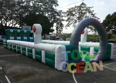 China Campo interactivo inflable divertido gigante del funcionamiento de la carrera de caballos del potro de los juegos del deporte de equipo en venta