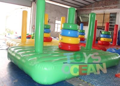 China Customized Color Inflatable Ring Toss Game Ring Toss Inflatable Challenge Games for sale