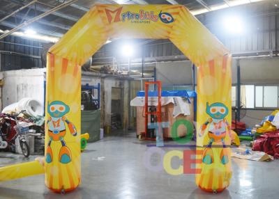 China Full Color Digital Printing Advertising Small Display Inflatables Inflatable Arch for sale