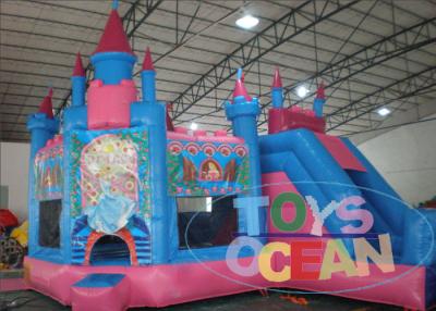 中国 おかしい子供のための5 in1巨大な王女Castle Inflatable Bouncer Comboは駐車します 販売のため