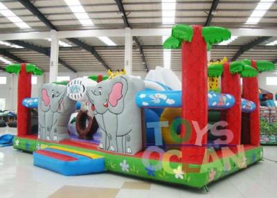 China 7x5m Large Inflatable Playground Ourdoor Playground Obstacle Combo For Children for sale