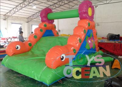 China Uso inflable de la diapositiva de la mini del gusano del PVC lona del vinilo en parque de los niños en venta