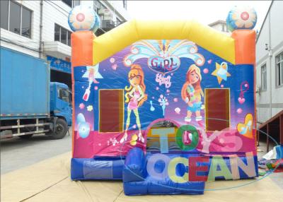 China El castillo de salto inflable modificado para requisitos particulares de la muchacha de la danza para los gurls del adolescente va de fiesta el juego al aire libre en venta