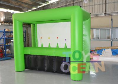 China Customized Green Color Inflatable Archery Sport Game For Adults Play for sale