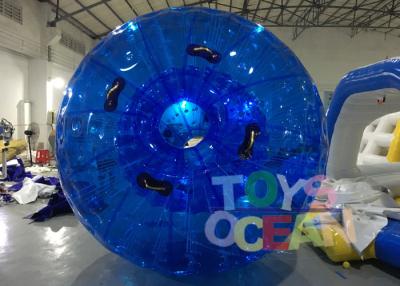 China Diameter 3m Blue Inflatable Bumper Auqa Zorb Walking Ball , Inflatable Zorb Ball for sale