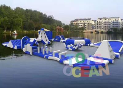 China Parque flotante inflable al aire libre de la aguamarina del agua para el juego de la diversión de los adultos en venta