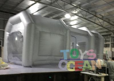 China 6x3x3m Advertising Inflatables Spray Booth Grey Color For Car Painting Use for sale