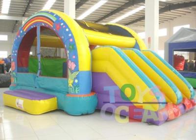 China Patio inflable de la gorila del PVC Gaint combinado con la diapositiva dos para el juego al aire libre de los niños en venta