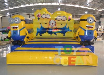 China PVC Cartoon Theme Inflatable Despicable Me Bouncer Castle For Kids Indoor Game for sale