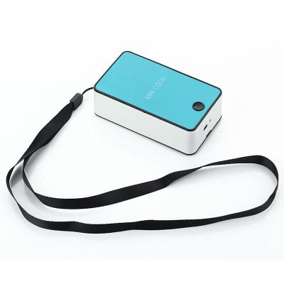 China 1200mAh Humidity Cooler Cooler USB Mini Air Conditioner Portable Neck Fan Quickly For Car and Our Door for sale