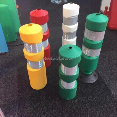 China EVA flexible guid post, traffic bollards, 750*200mm plastic reflective flexible traffic barrier guide post for sale