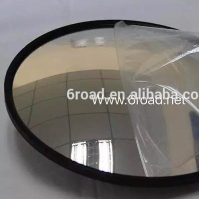 China Imported PC Mirror+ABS Back Panel CE Certificated Indoor Black 30cm Small Frame Convex Mirror For Parking, Road Safety Mirror for sale