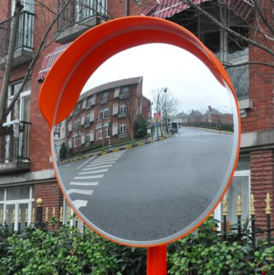 China Imported Aluminum Convex PC Mirror+ABS Back Panel CE Frame Border Rim Traffic Road Safety Mirror, Acrylic Exterior Road Mirror for sale