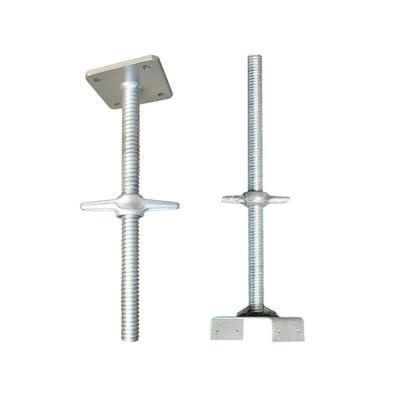 China Industrial New Product Adjustable Scaffolding Screw Jack U-Head Base Plate Swivel Jack for sale