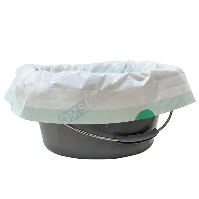 China Prevent cross-contanination Manufacuter oxo biodegradable bedpen commode liner liner value packs no protection medical grade liner no leak for sale