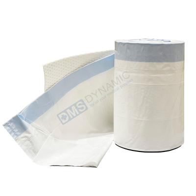 China Prevent Cross-Contanination Manufacuter Commode Liners Bedpan Liners With Super Absorbent Waterproof Easy To Use And Pad Medical Grade Bond for sale