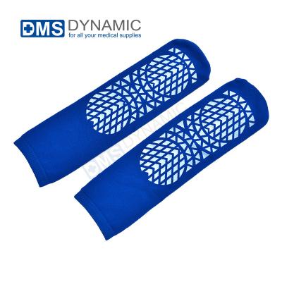 China With Dark Blue Single or Double Sided Non Tread Skid Socks With Different Grips Unisex Colors Best Available For Home and Hospital for sale