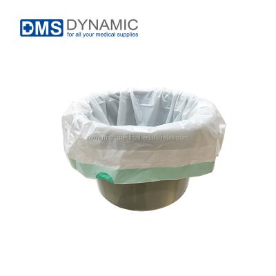 China Oxo Biodegradable Commode Liners Medical Grade Waterproof Commode Liners With Absorbent Pad Medical Grade Liners Standard Fits Bedside Standard Commode for sale